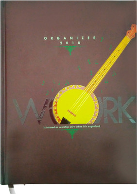 

Business Organiser Regular Diary(Organizer 2018-Big-530PP, Brown)