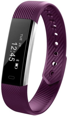 

YLW 115S ID115HR Heart Rate Monitor Fitness Tracker smart band bracelet for IOS & Android Phone (Purple) Fitness Band(Purple, Pack of 1)