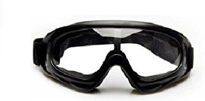 

ACCESSOREEZ RACING GOGGLES Motorcycle Goggles(White)