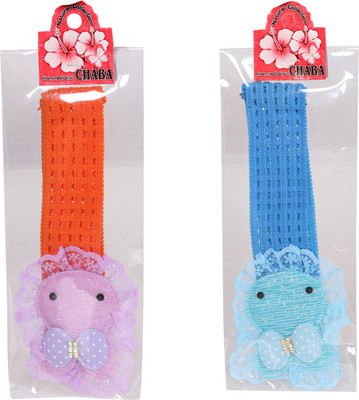 

SN Toy Zone Cute Cartoon Shaped Hair Band (Pack of 2) Multi Design and Colour Hair Band(Orange, Blue)