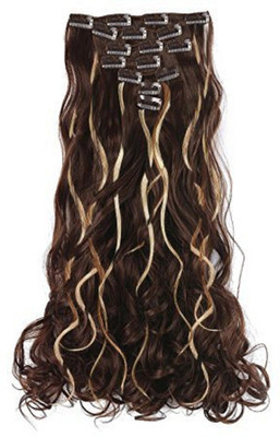 

Confidence Curly Highlighting Brown Extension For Girls And Women Hair Extension