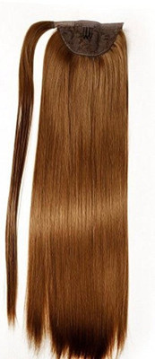 

Confidence Stylish Easy To Use Real (Remy) Human Wrap Around Ponytail 50 grams (18 inch, Light Brown) Hair Extension