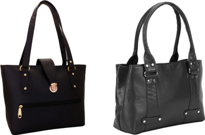 

Lady bar Shoulder Bag(Black)