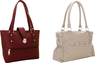 

Lady bar Shoulder Bag(Maroon)