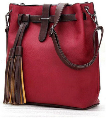 

tanned Sling Bag(Maroon)