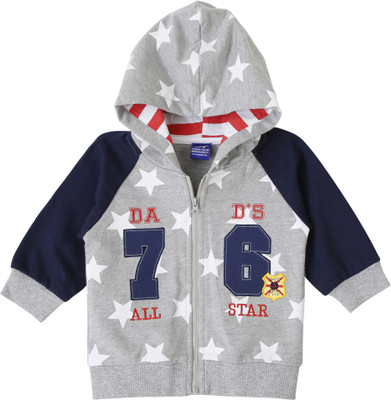

Lilliput Full Sleeve Printed Baby Boys & Baby Girls Jacket, Grey