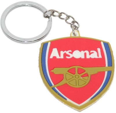 Aura Rubber Double Sided Arsenal Key Chain