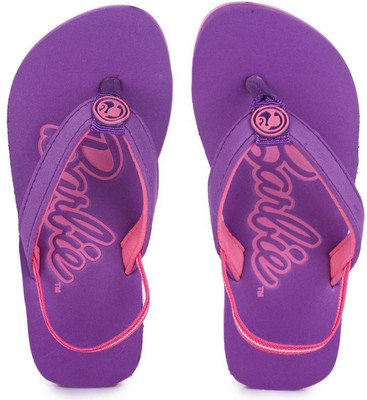 

Barbie Girls Slip On Slipper Flip Flop(Pink, Pink/purple