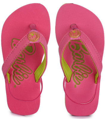 

Barbie Girls Slip On Slipper Flip Flop(Pink, Pink/green