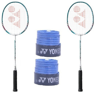 

Yonex Combo of Four, Two 'Muscle Power 2' Badminton Racquet and Two 'E- TECH 903' Badminton Grip Badminton Kit