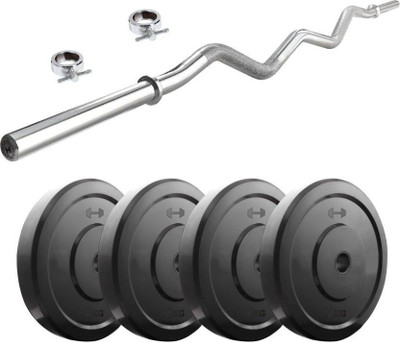 

Monika Sports moni 4 plates of 2 kg each + 3 ft curl rod Gym & Fitness Kit