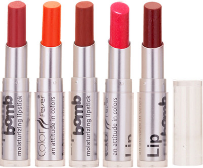 

Color Fever Creamy Matte Lipstick(Brick Orange-Orange-Brick Red-Pink-Maroon, 16 g)
