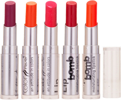 

Color Fever Creamy Matte Lipstick(Purple-Orange-Pink-Red-Neon)