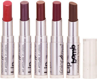 

Color Fever Creamy Matte Lipstick(Maroon-wine Shine-Brown-wine Shine-Coffee, 16 g)