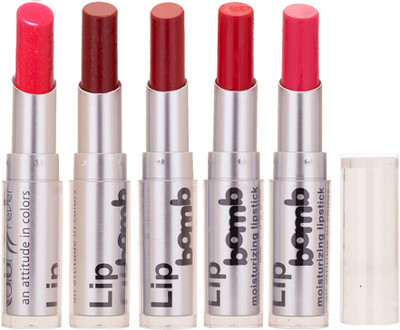 

Color Fever Creamy Matte Lipstick(Pink-Maroon-Dark Red-Red-Pink, 16 g)