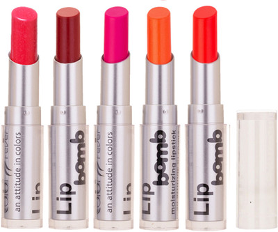 

Color Fever Creamy Matte Lipstick(Pink-Red-Neon-Neon Orange-Neon)