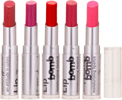 

Color Fever Creamy Matte Lipstick(Maroon-Purple-Red-Pink-Pink, 16 g)