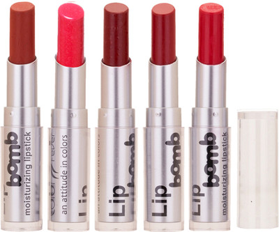 

Color Fever Creamy Matte Lipstick(Brick Red-Pink-Maroon-Dark Red-Red, 16 g)