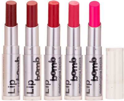 

Color Fever Creamy Matte Lipstick(Maroon-Dark Red-Red-Pink-Neon Pink, 16 g)