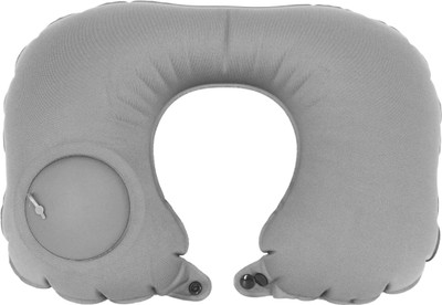 

Saco Travel Neck Pillow U Shaped Inflatable Portable Head & Neck Supporting Air Pillow for Car, Train, Flight, Bus Neck Pillow(Grey)