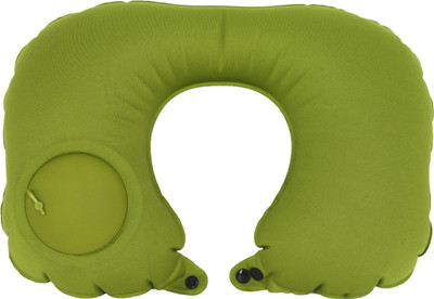 

Saco Travel Neck Pillow U Shaped Inflatable Portable Head & Neck Supporting Air Pillow for Car, Train, Flight, Bus- (Green) Neck Pillow(Green)