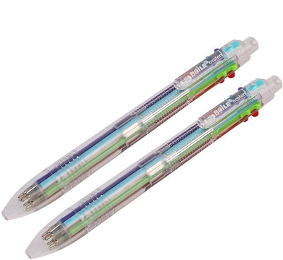 

Baile 6 in 1 Multicolor Semi Gel Pen(Pack of 2)