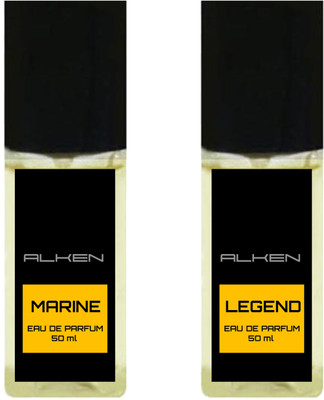 

Alken Marine and Legend Combo (Pack of 2 Perfume) Eau de Parfum - 50 ml(For Men)