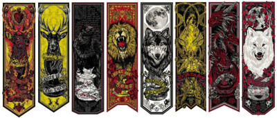 

Aabhaas Wall Poster-Game-of-Thrones-sigils Paper Print(12 inch X 18 inch, Rolled)