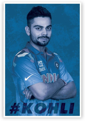 

Aabhaas Virat Kohli Wall Poster Fine Art Print(12 inch X 18 inch, Rolled)
