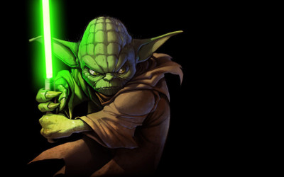 

Akhuratha Wall Poster /-Yoda-Star-Wars-lightsaber Paper Print(12 inch X 18 inch, Rolled)