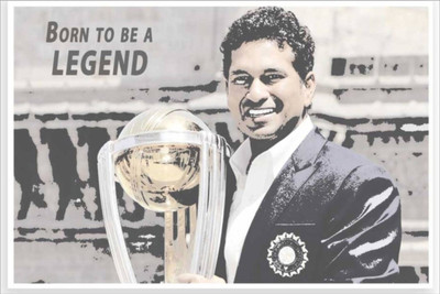 

Aabhaas Sachin Tendulkar Wall Poster Fine Art Print(12 inch X 18 inch, Rolled)
