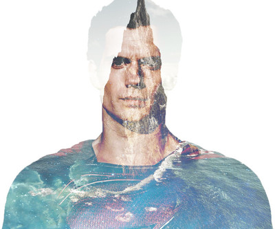 

Aabhaas Wall Poster -Superman-mountain-water-faded Paper Print(12 inch X 18 inch, Rolled)