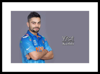 

Aabhaas Virat Kohli Wall Poster Fine Art Print(12 inch X 18 inch, Rolled)