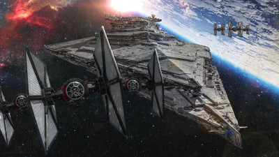 

Aabhaas Wall Poster -Star-Wars-Episode-VII---The-Force-Awakens-Star-Wars-movies-artwork Paper Print(12 inch X 18 inch, Rolled)