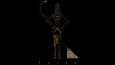 

Aabhaas Wall Poster -Alien-movie-Xenomorph-movies-simple-background Paper Print(12 inch X 18 inch, Rolled)