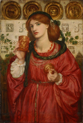 

The Loving Cup by Gabriel Rossetti - "Top 10 Gabriel Rossetti Paintings" Collection - Romanticism, Modern Art - Premium Quality Poster (12 x 17 inches) For Home And Office Décor Paper Print(17 inch X 12 inch)
