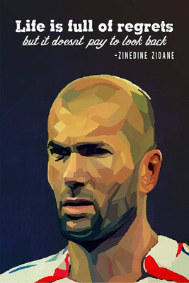 

Aabhaas Zinedine Zidane Wall Poster Fine Art Print(12 inch X 18 inch, Rolled)