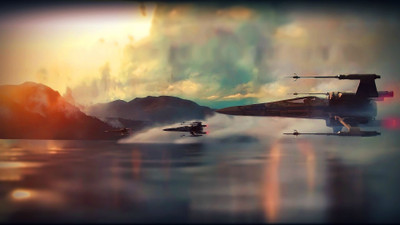 

Aabhaas Wall Poster Star-Wars-Star-Wars-Episode-VII---The-Force-Awakens-X-wing Paper Print(12 inch X 18 inch, Rolled)