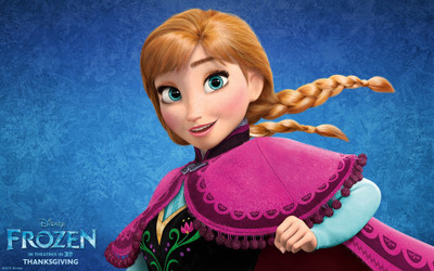 

Aabhaas Wall Poster -Princess-Anna-Frozen-movie-movies Paper Print(12 inch X 18 inch, Rolled)