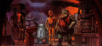 

Aabhaas Wall Poster /-Star-Wars-artwork-C-PO-science-fiction Paper Print(12 inch X 18 inch, Rolled)