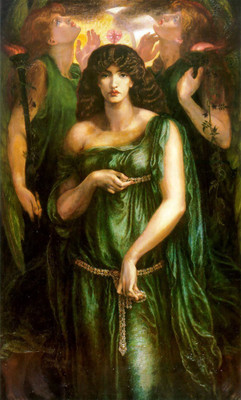 

Astarte Syriaca by Gabriel Rossetti - "Top 10 Gabriel Rossetti Paintings" Collection -Romanticism, Modern Art - Premium Quality Poster (12 x 17 inches) For Home And Office Décor Paper Print(17 inch X 12 inch)