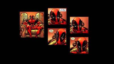 

Aabhaas Wall Poster Merc-with-a-mouth-Deadpool Paper Print(12 inch X 18 inch, Rolled)