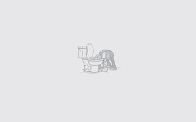 

Aabhaas Wall Poster minimalism-Star-Wars-atat Paper Print(12 inch X 18 inch, Rolled)