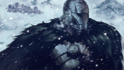 

Akhuratha Wall Poster-Game-of-Thrones-Iron-Man-crossover-snow-House-Stark Paper Print(12 inch X 18 inch, Rolled)
