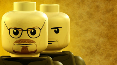 

Aabhaas Wall Poster-Breaking-Bad-LEGO-parody-Walter-White-Heisenberg-Jesse-Pinkman Paper Print(12 inch X 18 inch, Rolled)