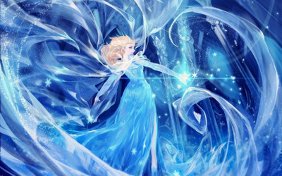 

Akhuratha Wall Poster Princess-Elsa-ice-Frozen-movie-artwork-movies Paper Print(12 inch X 18 inch, Rolled)