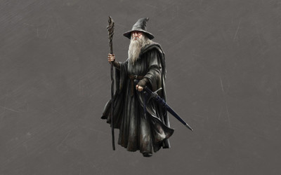 

Aabhaas Wall Poster Gandalf-The-Lord-of-the-Rings-artwork-wizard-sword Paper Print(12 inch X 18 inch, Rolled)