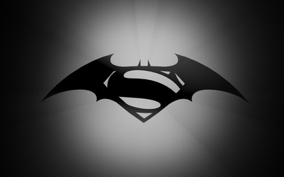 

Aabhaas Wall Poster /batman-and-superman-gray-logo Paper Print(12 inch X 18 inch, Rolled)