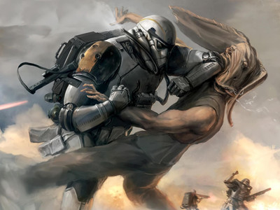 

Aabhaas Wall Poster stormtrooper-Star-Wars-artwork-fantasy-art-science-fiction Paper Print(12 inch X 18 inch, Rolled)