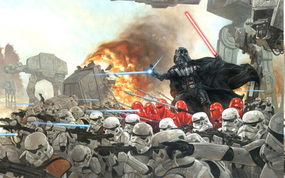 

Aabhaas Wall Poster /-Star-Wars-Darth-Vader Paper Print(12 inch X 18 inch, Rolled)
